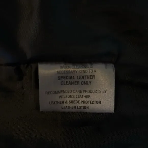 Wilson Leather Jacket Women's Small Black Leather Full Zip Pockets - Picture 6 of 16